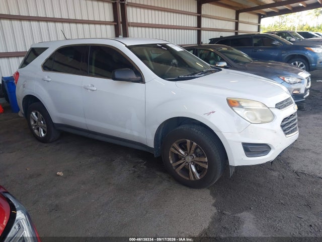 Продаж на аукціоні авто 2016 Chevrolet Equinox Ls, vin: 2GNALBEK2G1165457, номер лоту: 46138334