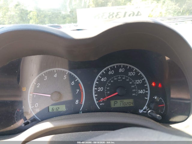2009 Toyota Corolla Le მანქანა იყიდება აუქციონზე, vin: 2T1BU40E49C121116, აუქციონის ნომერი: 46138380