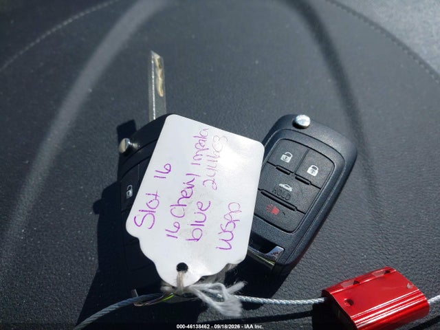 46138462 :رقم المزاد ، 2G11Z5SA8G9195089 vin ، 2016 Chevrolet Impala Ls مزاد بيع