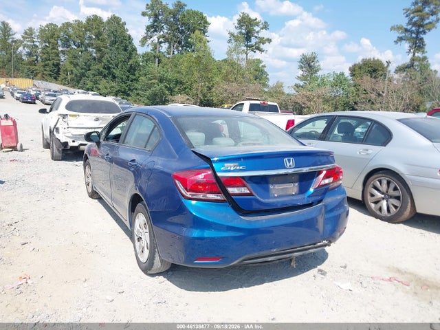 Продаж на аукціоні авто 2014 Honda Civic Lx, vin: 19XFB2F58EE045155, номер лоту: 46138477