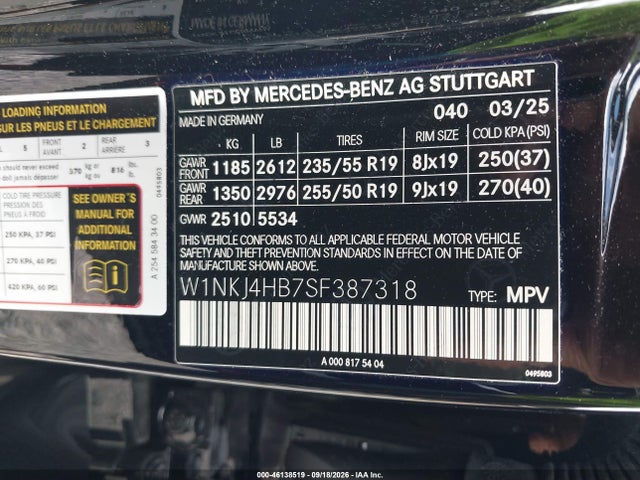 Aukcja sprzedaży 2025 Mercedes-benz Glc 300 Coupe 4matic, vin: W1NKJ4HB7SF387318, numer aukcji: 46138519