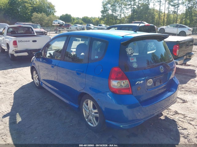 Продаж на аукціоні авто 2007 Honda Fit Sport, vin: JHMGD38627S053843, номер лоту: 46138565