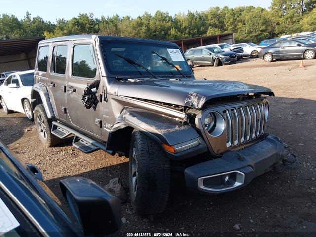 Продаж на аукціоні авто 2020 Jeep Wrangler Unlimited Sahara 4x4, vin: 1C4HJXEN2LW329202, номер лоту: 46138578