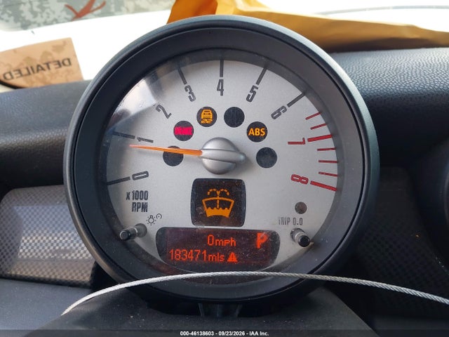 Продажа на аукционе авто 2011 Mini Cooper S, vin: WMWSV3C54BTY10782, номер лота: 46138603