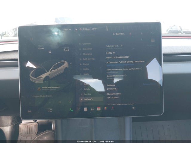 Продаж на аукціоні авто 2024 Tesla Model 3 Long Range Dual Motor Rear-wheel Drive/rear-wheel Drive, vin: 5YJ3E1EA9RF858927, номер лоту: 46138628