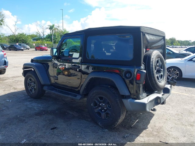 Продажа на аукционе авто 2024 Jeep Wrangler 2-door Sport 4x4, vin: 1C4PJXAGXRW332084, номер лота: 46138654