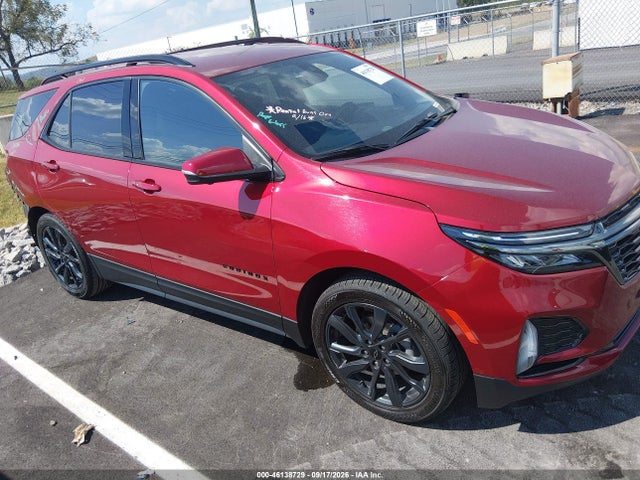 Auction sale of the 2022 Chevrolet Equinox Fwd Rs, vin: 3GNAXMEV3NS172221, lot number: 46138729