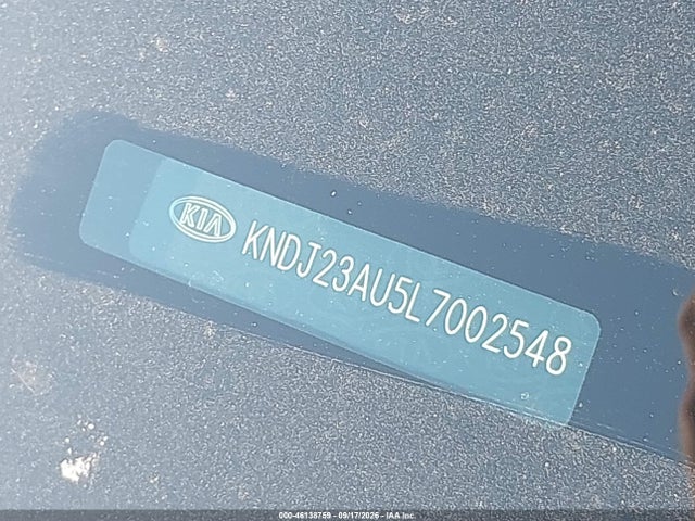 Aukcja sprzedaży 2020 Kia Soul S, vin: KNDJ23AU5L7002548, numer aukcji: 46138759