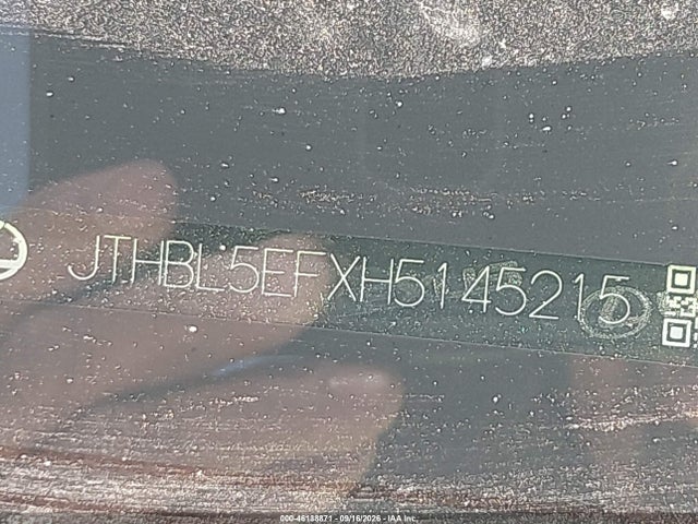 Продаж на аукціоні авто 2017 Lexus Ls 460, vin: JTHBL5EFXH5145215, номер лоту: 46138871