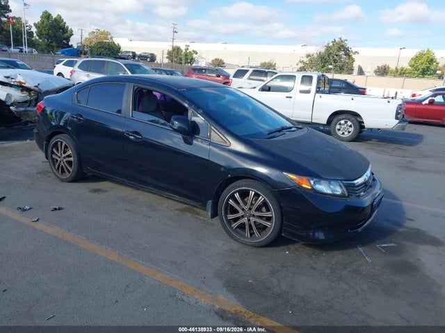 2012 Honda Civic Lx მანქანა იყიდება აუქციონზე, vin: 2HGFB2F55CH590703, აუქციონის ნომერი: 46138933