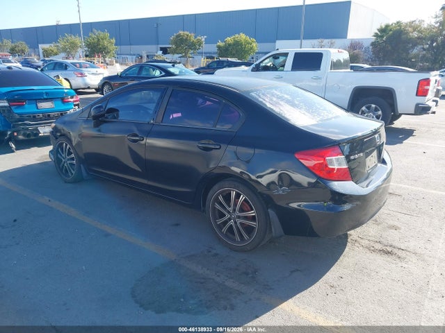 2012 Honda Civic Lx მანქანა იყიდება აუქციონზე, vin: 2HGFB2F55CH590703, აუქციონის ნომერი: 46138933