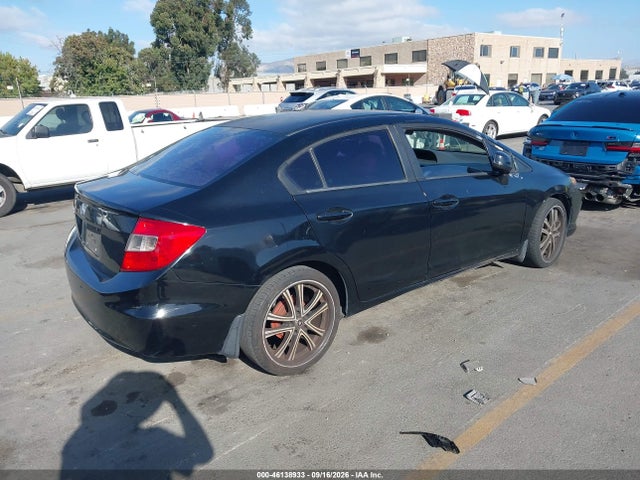 2012 Honda Civic Lx მანქანა იყიდება აუქციონზე, vin: 2HGFB2F55CH590703, აუქციონის ნომერი: 46138933