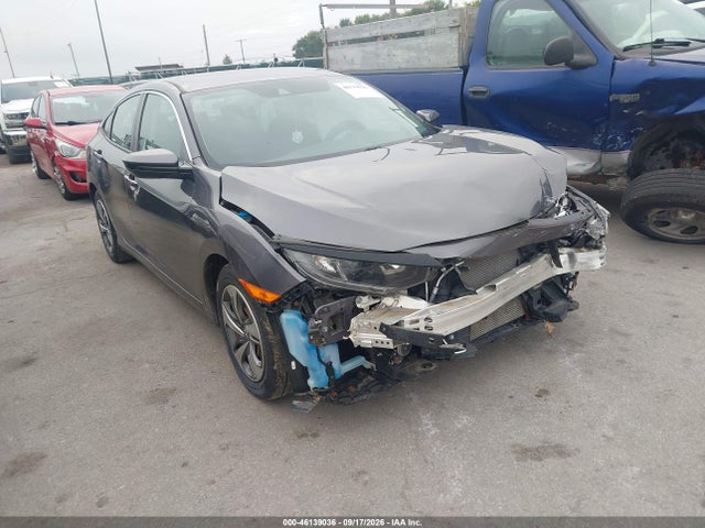 2019 Honda Civic Lx მანქანა იყიდება აუქციონზე, vin: 2HGFC2F6XKH575666, აუქციონის ნომერი: 46139036