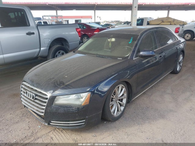 2011 Audi A8 L 4.2 მანქანა იყიდება აუქციონზე, vin: WAURVAFD6BN014268, აუქციონის ნომერი: 46139077