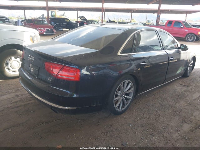 2011 Audi A8 L 4.2 მანქანა იყიდება აუქციონზე, vin: WAURVAFD6BN014268, აუქციონის ნომერი: 46139077
