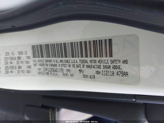 Продаж на аукціоні авто 2016 Jeep Cherokee Limited, vin: 1C4PJLDB3GW211791, номер лоту: 46139183