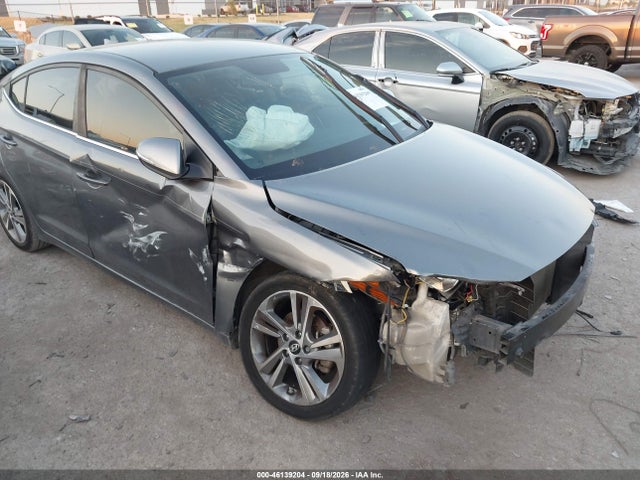 2018 Hyundai Elantra Limited მანქანა იყიდება აუქციონზე, vin: KMHD84LF3JU565592, აუქციონის ნომერი: 46139204