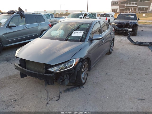 2018 Hyundai Elantra Limited მანქანა იყიდება აუქციონზე, vin: KMHD84LF3JU565592, აუქციონის ნომერი: 46139204