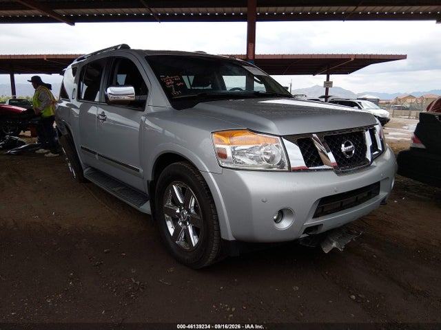 2012 Nissan Armada Platinum მანქანა იყიდება აუქციონზე, vin: 5N1AA0NC8CN601437, აუქციონის ნომერი: 46139234