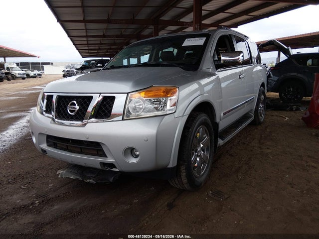 46139234 :رقم المزاد ، 5N1AA0NC8CN601437 vin ، 2012 Nissan Armada Platinum مزاد بيع