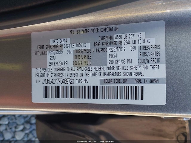 Aukcja sprzedaży 2015 Mazda Cx-5 Grand Touring, vin: JM3KE4DY7F0469720, numer aukcji: 46139247