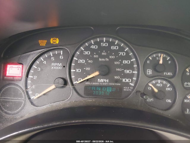 Продаж на аукціоні авто 2002 Chevrolet Tahoe Lt, vin: 1GNEC13Z22R301548, номер лоту: 46139337