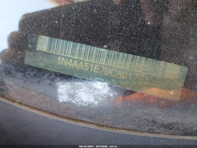 Aukcja sprzedaży 2009 Nissan Maxima 3.5 Sv, vin: 1N4AA51E79C801793, numer aukcji: 46139407