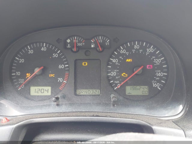 46139466 :رقم المزاد ، 9BWGK61J134071861 vin ، 2003 Volkswagen Golf Gls 2.0l مزاد بيع
