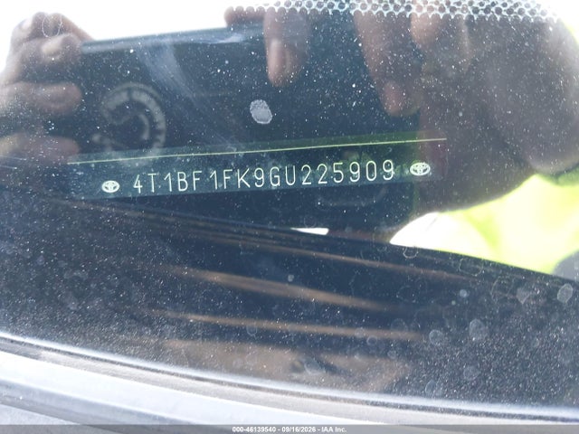 Toyota CAMRY SE 2016 4T1BF1FK9GU225909 Image 9