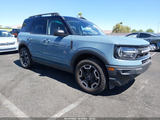 Продаж на аукціоні авто 2022 Ford Bronco Sport Outer Banks, vin: 3FMCR9C60NRD89698, номер лоту: 46139588