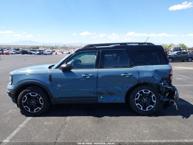 46139588 :رقم المزاد ، 3FMCR9C60NRD89698 vin ، 2022 Ford Bronco Sport Outer Banks مزاد بيع