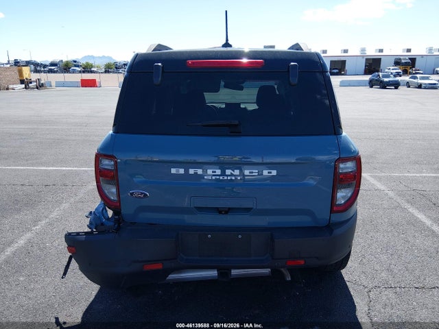 46139588 :رقم المزاد ، 3FMCR9C60NRD89698 vin ، 2022 Ford Bronco Sport Outer Banks مزاد بيع
