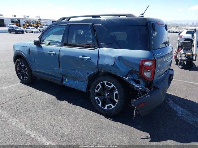 46139588 :رقم المزاد ، 3FMCR9C60NRD89698 vin ، 2022 Ford Bronco Sport Outer Banks مزاد بيع