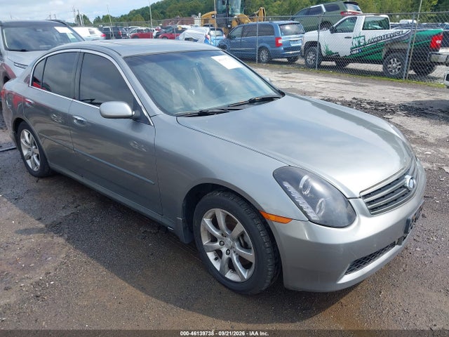 2006 Infiniti G35x მანქანა იყიდება აუქციონზე, vin: JNKCV51F76M606412, აუქციონის ნომერი: 46139738