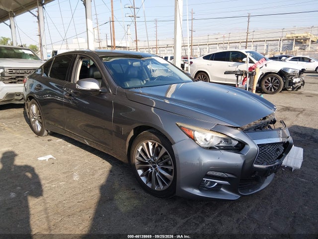 2017 Infiniti Q50 2.0t Base მანქანა იყიდება აუქციონზე, vin: JN1CV7AP0HM641367, აუქციონის ნომერი: 46139869