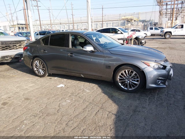 2017 Infiniti Q50 2.0t Base მანქანა იყიდება აუქციონზე, vin: JN1CV7AP0HM641367, აუქციონის ნომერი: 46139869