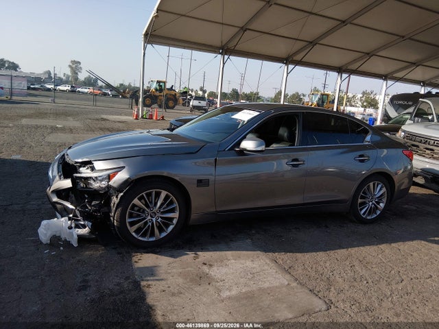 2017 Infiniti Q50 2.0t Base მანქანა იყიდება აუქციონზე, vin: JN1CV7AP0HM641367, აუქციონის ნომერი: 46139869