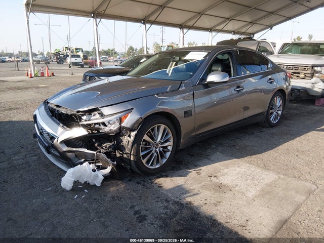 2017 Infiniti Q50 2.0t Base მანქანა იყიდება აუქციონზე, vin: JN1CV7AP0HM641367, აუქციონის ნომერი: 46139869