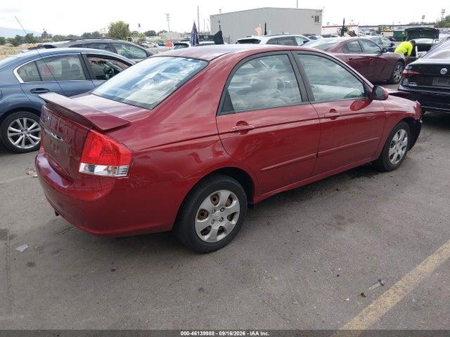Aukcja sprzedaży 2009 Kia Spectra Ex, vin: KNAFE221095609406, numer aukcji: 46139988