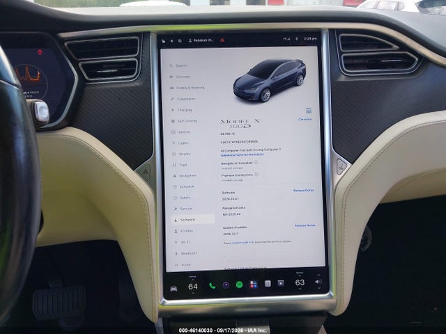 Tesla Model X 100d/75d/p100d 2018 5YJXCDE26JF089826 Image 7