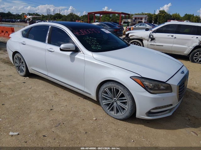 2018 Genesis G80 3.8 მანქანა იყიდება აუქციონზე, vin: KMHGN4JEXJU249882, აუქციონის ნომერი: 46140090