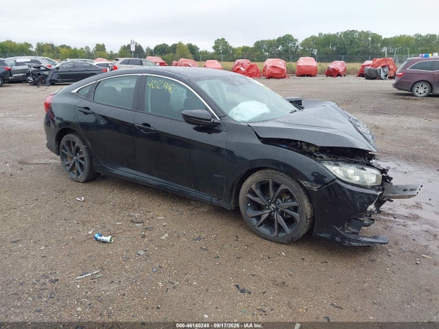 2019 Honda Civic Lx მანქანა იყიდება აუქციონზე, vin: 2HGFC2F66KH591685, აუქციონის ნომერი: 46140248