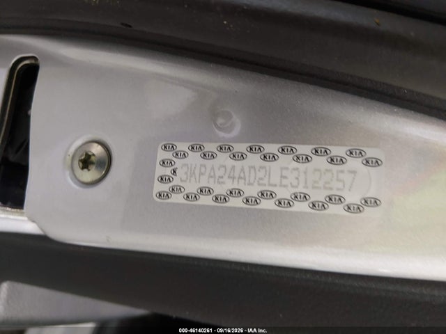 Aukcja sprzedaży 2020 Kia Rio S, vin: 3KPA24AD2LE312257, numer aukcji: 46140261