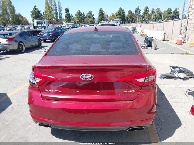 2016 Hyundai Sonata Sport მანქანა იყიდება აუქციონზე, vin: 5NPE34AF7GH330805, აუქციონის ნომერი: 46140490