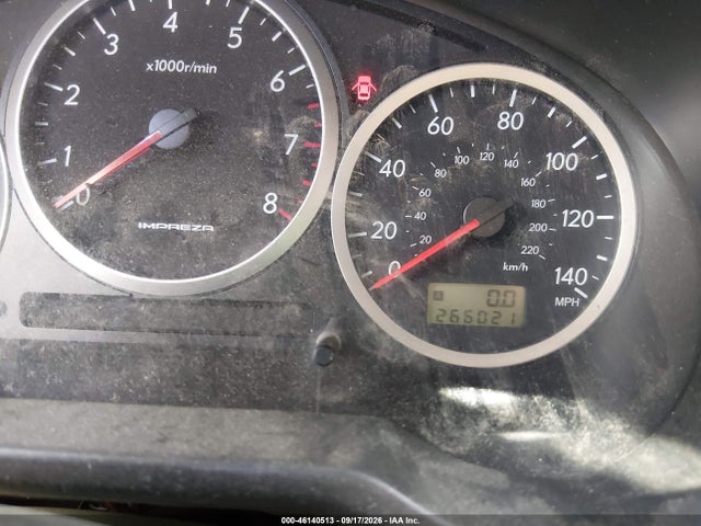 2006 Subaru Impreza Wrx Tr მანქანა იყიდება აუქციონზე, vin: JF1GD79636G517561, აუქციონის ნომერი: 46140513