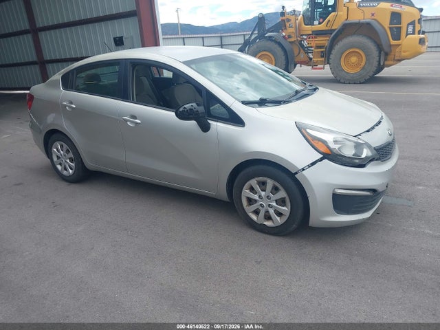 2016 Kia Rio Lx მანქანა იყიდება აუქციონზე, vin: KNADM4A34G6552496, აუქციონის ნომერი: 46140522