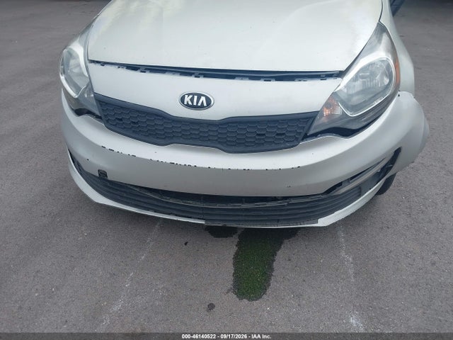 2016 Kia Rio Lx მანქანა იყიდება აუქციონზე, vin: KNADM4A34G6552496, აუქციონის ნომერი: 46140522