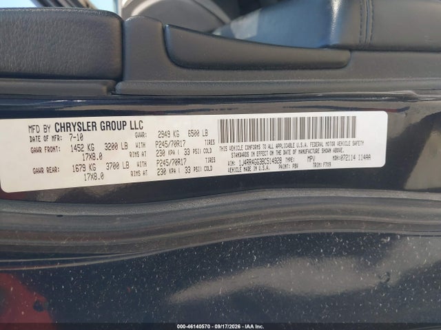 2011 Jeep Grand Cherokee Laredo მანქანა იყიდება აუქციონზე, vin: 1J4RR4GG3BC514928, აუქციონის ნომერი: 46140570
