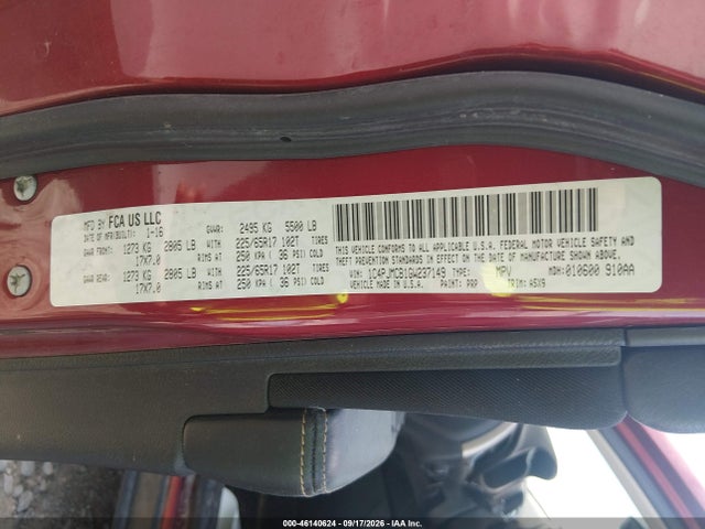 Auction sale of the 2016 Jeep Cherokee Latitude, vin: 1C4PJMCB1GW237149, lot number: 46140624