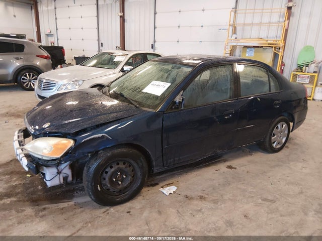 46140774 :رقم المزاد ، 1HGES26772L079993 vin ، 2002 Honda Civic Ex مزاد بيع